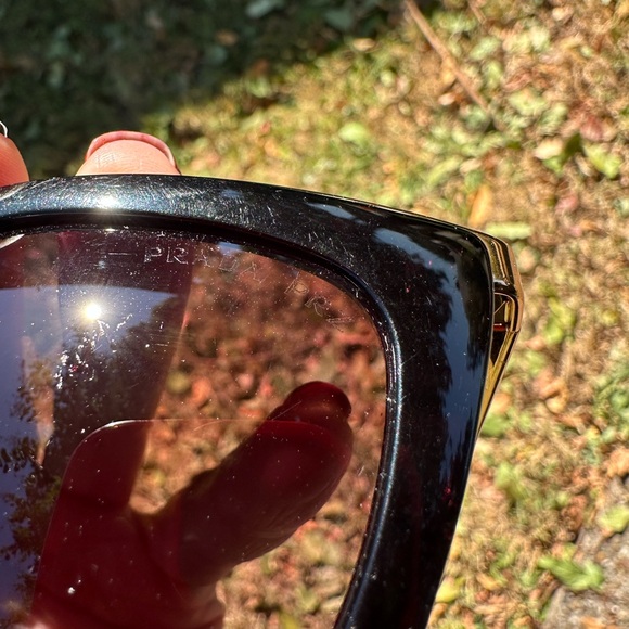 PRADA black and gold sunglasses SRP 53s - Picture 13 of 16